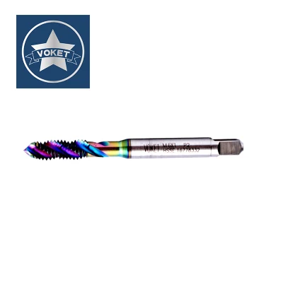 Hsse Spiral Fluted Tap Unc 1-64 2-56 3-48 4-40 5-40 6-32 8-32 10-24 12-24 1/4 5/16 3/8 7/16 1/2 9/16 5/8 3/4 Screw Thread Taps