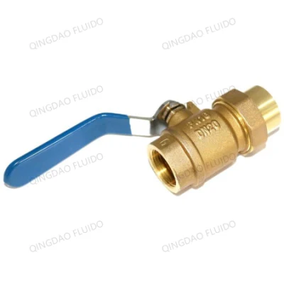 Brass Ball Valve with Handle with 1/2&quot; -1 &quot;Internal Thread