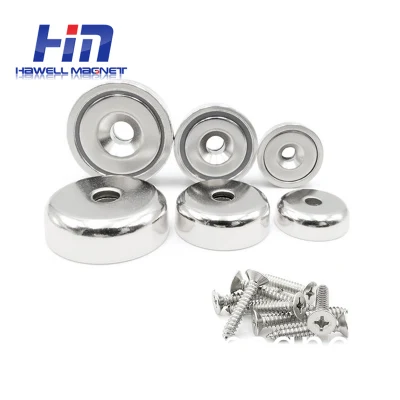 NdFeB Neodymium Pot Magnet with Countersunk Hole/Pot Magnet Countersunk