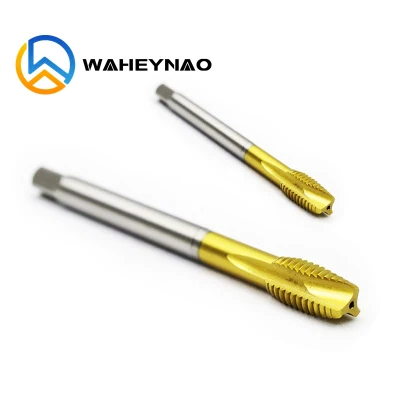 HSS DIN376 Machine Taps M12-M24 Spiral Point Taps Metric Screw Taps Tapping with Tin Coated