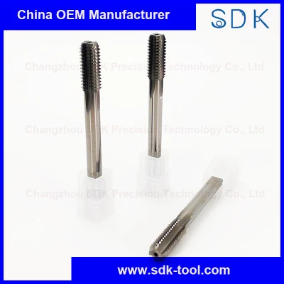 Tungsten Carbide Straight Flute Cutting Taps for Steel