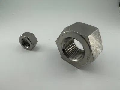 M64 Hex Nuts Metric Size Stainless Steel Nuts 304 Hardware Nuts Full Thread Cutting Nuts Bright Finish Fastener Tool