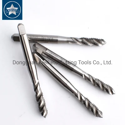 Hsse-M35 Spiral Fluted Taps M1 M1.2 M1.4 M1.5 M1.6 M1.7 M1.8 M2 M2.2 M2.5 M2.6 M3 M4 M5 M5.5 M6 M7 M8 M9 M10 M11 M12 Metric Screw Thread Tap