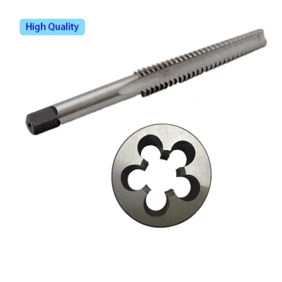 HSS High Speed Steel 4 Way Strech Seams Sealing Taps and Die for Steel Screw Thread
