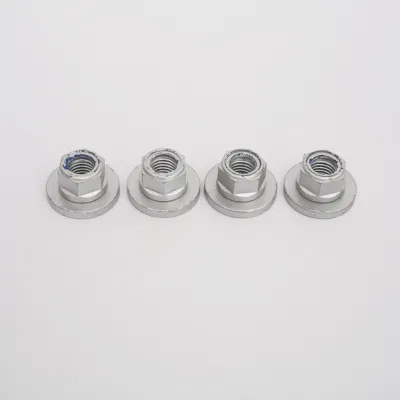China Fastener All Sizes Zinc Plated Factory Price Grade 8.8 10.9 High Strength Stainless Steel Brass Hexagon Hex Flange Nut