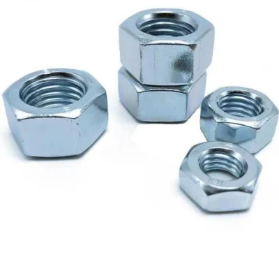 Good Quality China All Sizes Carbon Steel Zinc Plated Hexagon Head Hex Nut