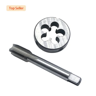 M8 Machine Spiral Flute Threading Tap and Die Set Metric for Steel Screw Thread