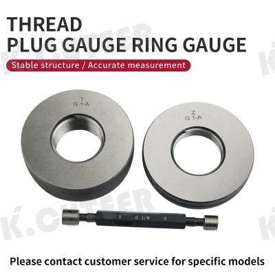 Thread Plug Gauge/Ring Gauge Screw Gage Fine Pitch Thread Test Tool
