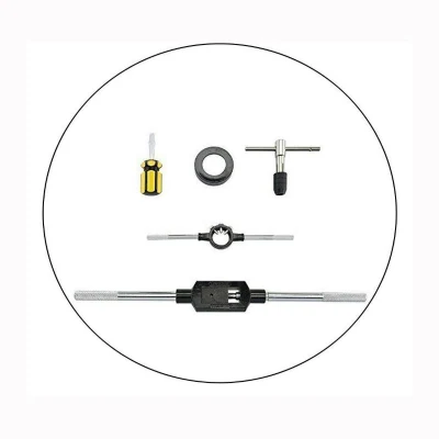 Large SAE Titanium Standard Tap and Die Threading Tool Set