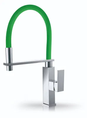 Landonbath High Quality Square Gun Black Matt Black Metal SUS304 Brass Kitchen Tap