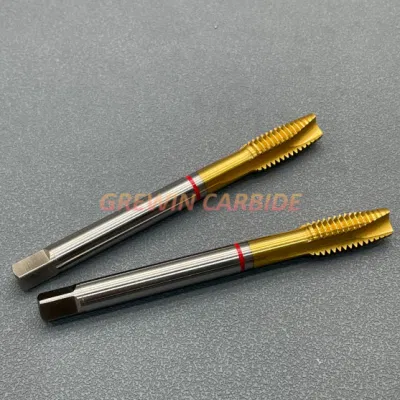 Grewin - High Quality Thread Cutting &amp; Drilling Tool HSS DIN376 Hand Tap Straight Slotted Taps