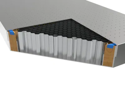 Reliable precision Active Damping Device Optical plate honeycomb platform
