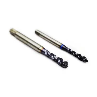 DIN371 M3-M10 Spiral Flute Taps Metric Machine Taps with Ticn Coated