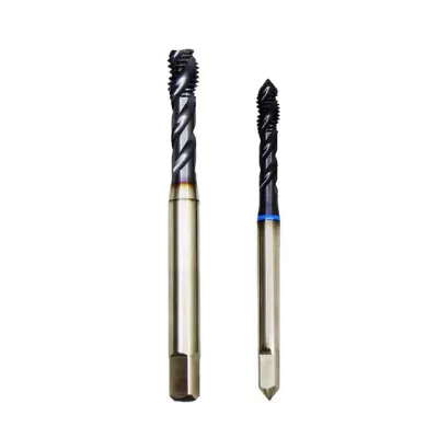 DIN371 M3-M10 Spiral Flute Taps Metric Machine Taps with Ticn Coated