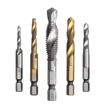 Wyk Durable High Speed Steel Threading Taps 6PCS Manual Taps Set Combination Metric M3-M10