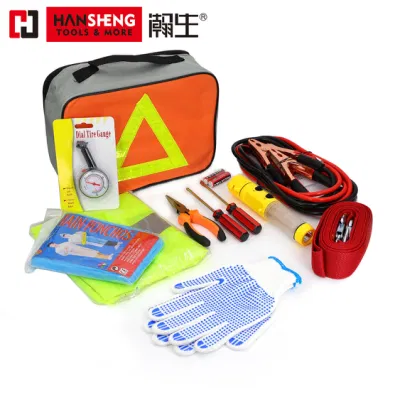 Professional Auto Emergency,Car Carrying,Car Use,12PC,Civil Air Defense Home Rescue Kit,Tool Box,Rescue Kit,Pliers,Hammer,Steel Tap,Screwdriver,Wrench,Snips