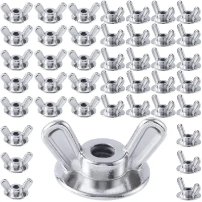 Zinc Die-Cast Washered Wing Nuts Fasteners Parts Butterfly Nut