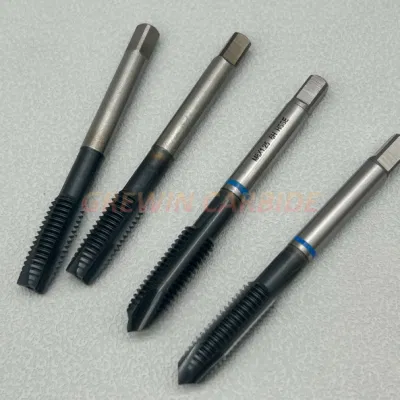 Grewin Carbide-DIN JIS ISO HSS M35 Machine Tap Hsse Cobalt Straight Flute HSS Co5% Tap M6 M8 M10 M12 for Threading
