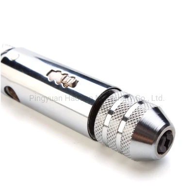 T-Handle Tap Wrench Handle M5-M12 Adjustable Ratcheting Hand Tool Accessories