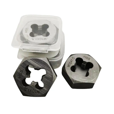Bright Finished HSS Hexagon Die Nuts DIN382 Standard Thread Dies