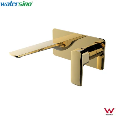 Watermark Brass Gun Metal Brushed Wall 2 Holes Sink Basin Mixer Tap