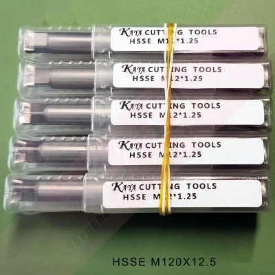 CNC Machine Cutting Tool Hsse Spiral Flute Taps for Stainless Steel M12*1.25