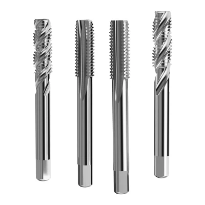 Thread Customized HSS Cutting Straight Spiral Flute Screw Machine Tap