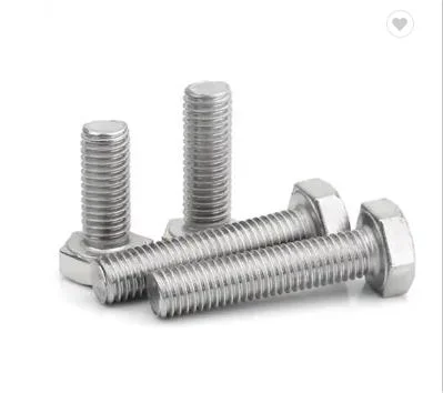 DIN 931 DIN 933 M8 M4 Hexagon Head Bolt Grade 4.8/ 8.8/ 10.9/ 12.9 Half Thread Hex Bolt and Nut Scre