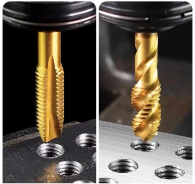 Spiral Flute OEM Machine Tap Threading Taps with Coating From Hand Tools M3 M4 M6 M12 Hot Selling