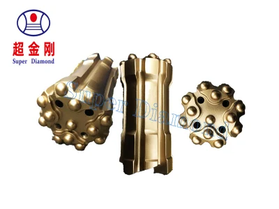 Russia DTH Hammer Bits Durable 127mm Button Bits T51 Thread Carbide Rock Quarrying Drilling Tools