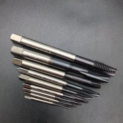 Grewin - Hsse Metric Tap and Die Set Tap Machine Hand Screw Thread Taps Set M3 M4 M5 M6 M8 M10 M12 Spiral Flute Taps