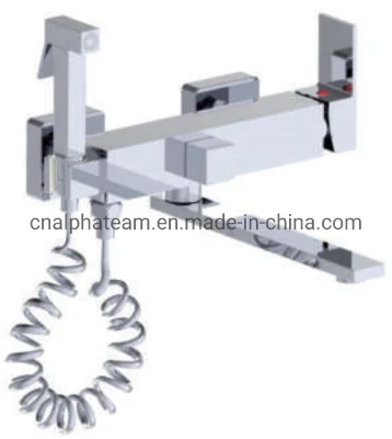New Single Lever Brass Body Bathtub Tap with Spray Gun