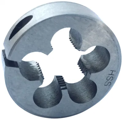 High Speed Steel Round Adjustable Pipe Threading Die