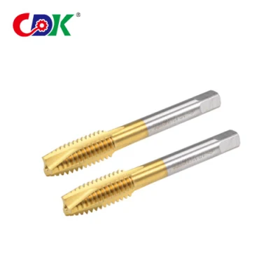 Best Sell HSS M12*1.75mm Taps Tin Coated Spiral Point Taps Thread Tap
