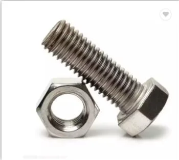 Fastener Hex Bolt Full Thread Hexagon Head Screw Bolt DIN933 Bolt and Nut Set Manufacturer Stainles