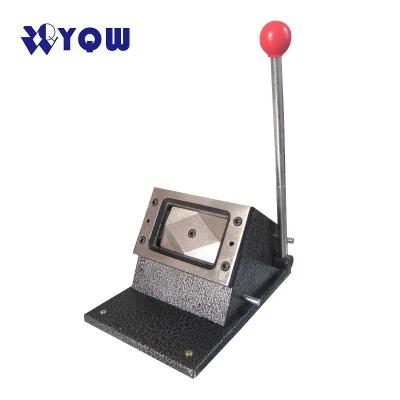 Manual PVC Die Cutter with Round Conrer 86X54mm