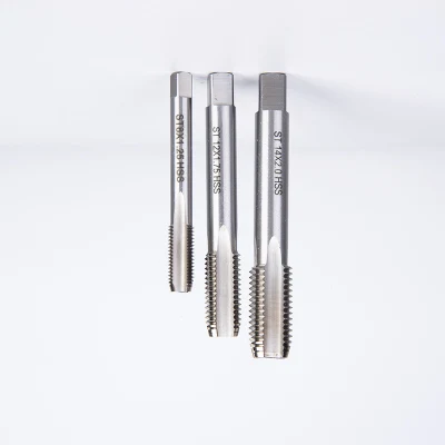 DIN352 Tap &amp; Die Plug Taper Bottom High Speed Steel Alloy Steel Straight