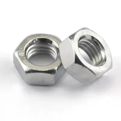 China All Sizes Carbon Steel Zinc Plated Hexagon Head Hex Nut
