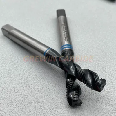 Gw Carbide-Hot Selling High Quality HSS Cobalt Screw Machine Tap Spiral Point Flute/Groove Thread Taps Tiain Coated for Processing Stainless Steel