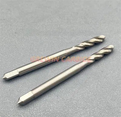 Gw Carbide-Manufacturers HSS Tap Metric Inch Spiral Flute Tap HSS M35 Thread Taps Carbide Spiral Machine Pointed Tap DIN371/376
