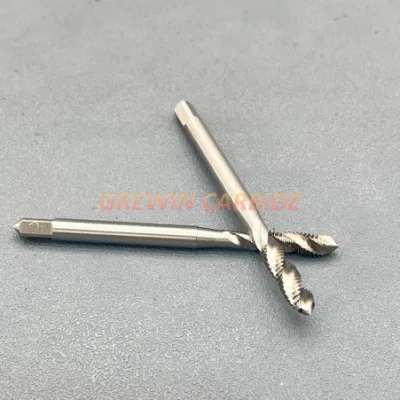 Gw Carbide-Manufacturers HSS Tap Metric Inch Spiral Flute Tap HSS M35 Thread Taps Carbide Spiral Machine Pointed Tap DIN371/376