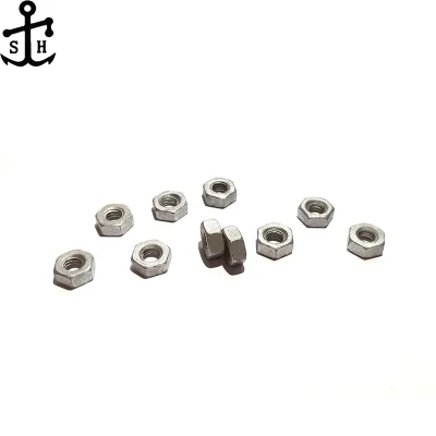 Small Size DIN439 Metric Dacromet Hexagon Thin Nut Made in China