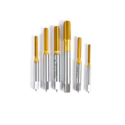 Straight Drill Taflet Tap Tools Standard Size Titanium HSS Steel Spiral Pointed Tap