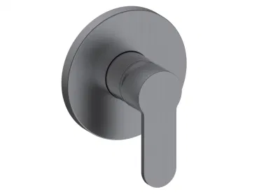 Rotatable Stainless Steel Kitchen Mixer Taps Deck Pillar Sink Mixer Tap Gun Grey