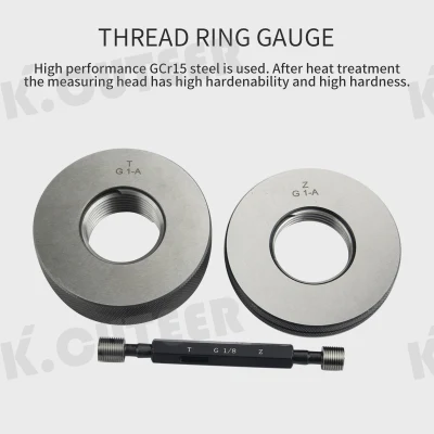 Thread Plug Gauge/Ring Gauge Screw Gage Fine Pitch Thread Test Tool