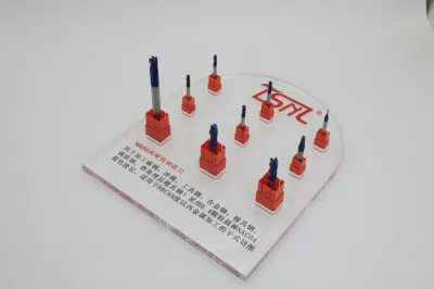 CNC Machining Blue Nano HRC 65 Straight Ball Nose Thread PCD CBN Solid Carbide Cutting Milling Tool