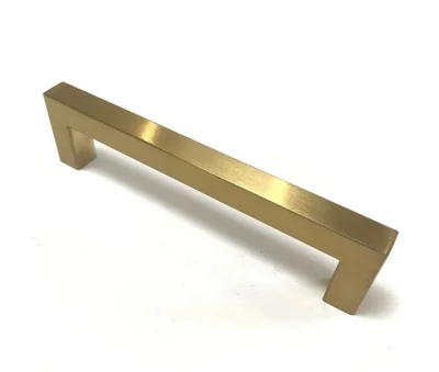 Nickel Plated Stainless Steel Square Grab Bar Lever Handle Round Type Pull Handle Zamak Shower Glass Door Handle