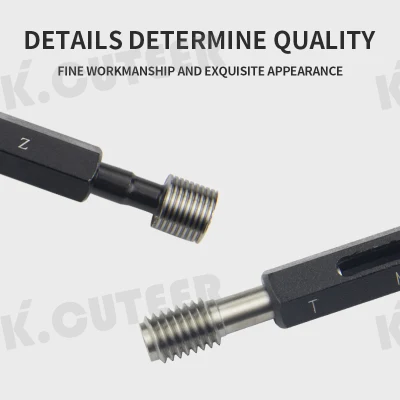 Thread Plug Gauge/Ring Gauge Screw Gage Fine Pitch Thread Test Tool