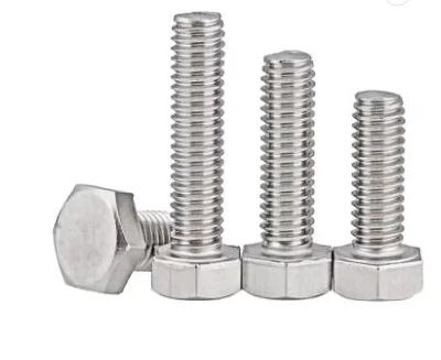Fastener Hex Bolt Full Thread Hexagon Head Screw Bolt DIN933 Bolt and Nut Set Manufacturer Stainles