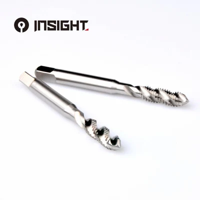DIN Spiral Taps with Tin Coating HSS Spiral Flute Threading Taps